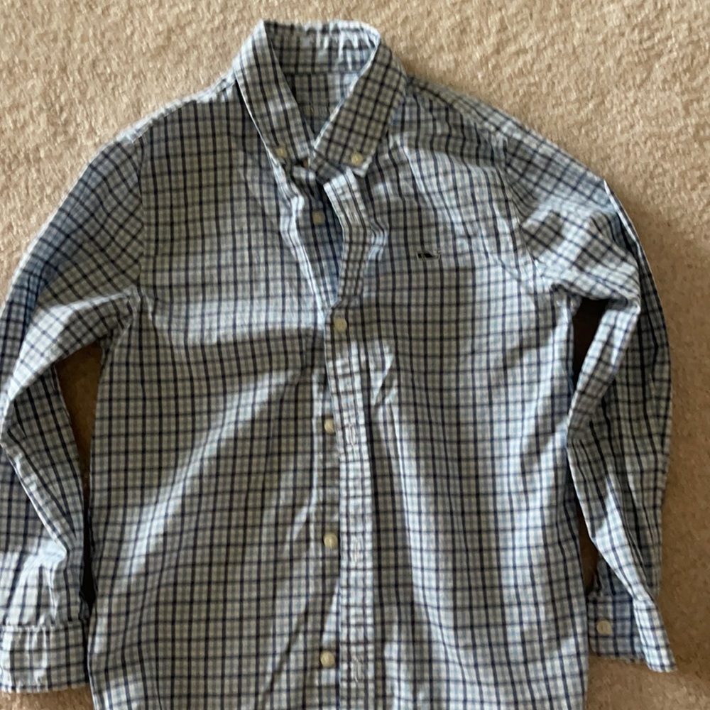 Boys vineyard vines button down shirt size 7